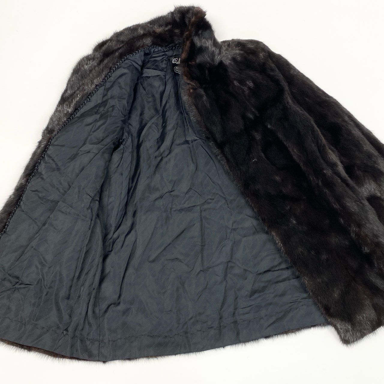 EMBA エンバ　ミンク高級毛皮　膝丈　希少柄　ダークミント Yahoo!オークション -「emba 毛皮」の落札相場・落札価格