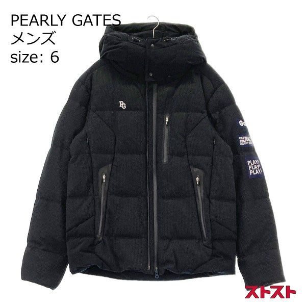 PEARLY GATES パーリーゲイツ 2WAYダウンジャケット ブラック系 6 [240101099569] - メルカリ