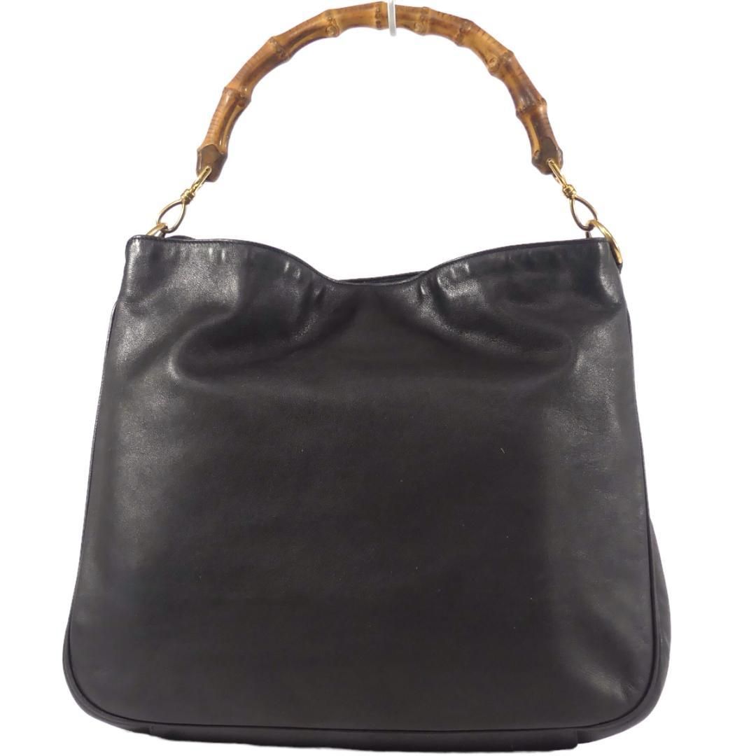 GUCCI グッチ ハンドバッグ バンブー 本革 レザー レディース JJ948