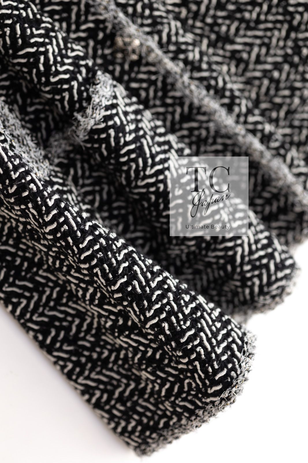 CHANEL ツイード ポンチョ・ケープコート シャネル サイズ46 CHANEL