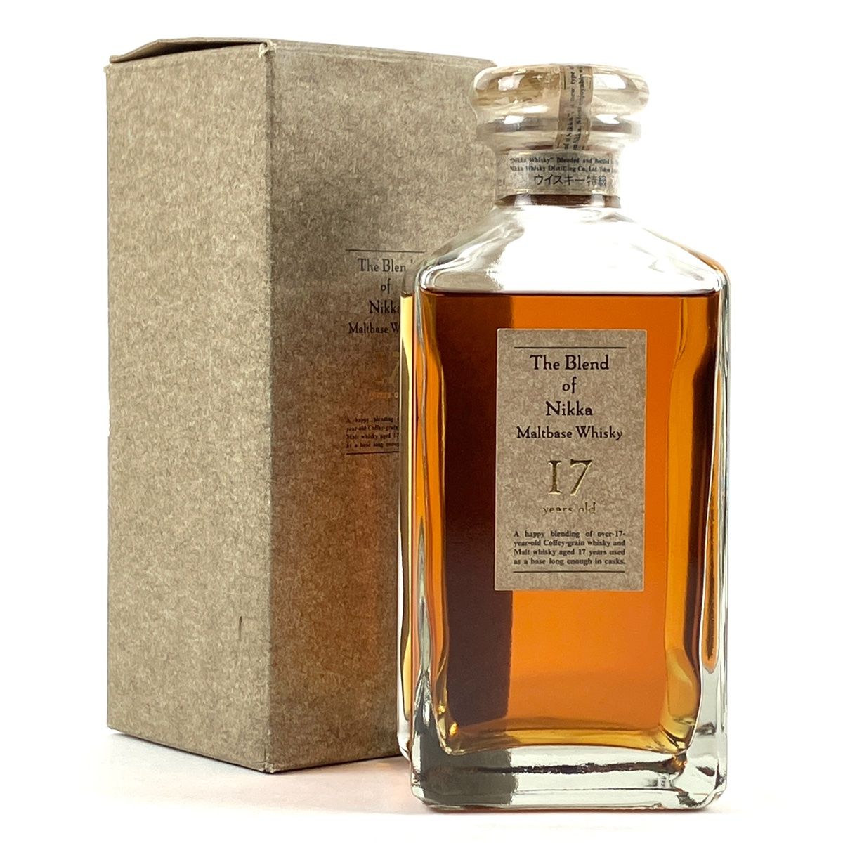 東京都内限定発送】 ニッカ NIKKA ブレンドオブニッカ 17年 660ml 国産ウイスキー 【古酒】 - メルカリ