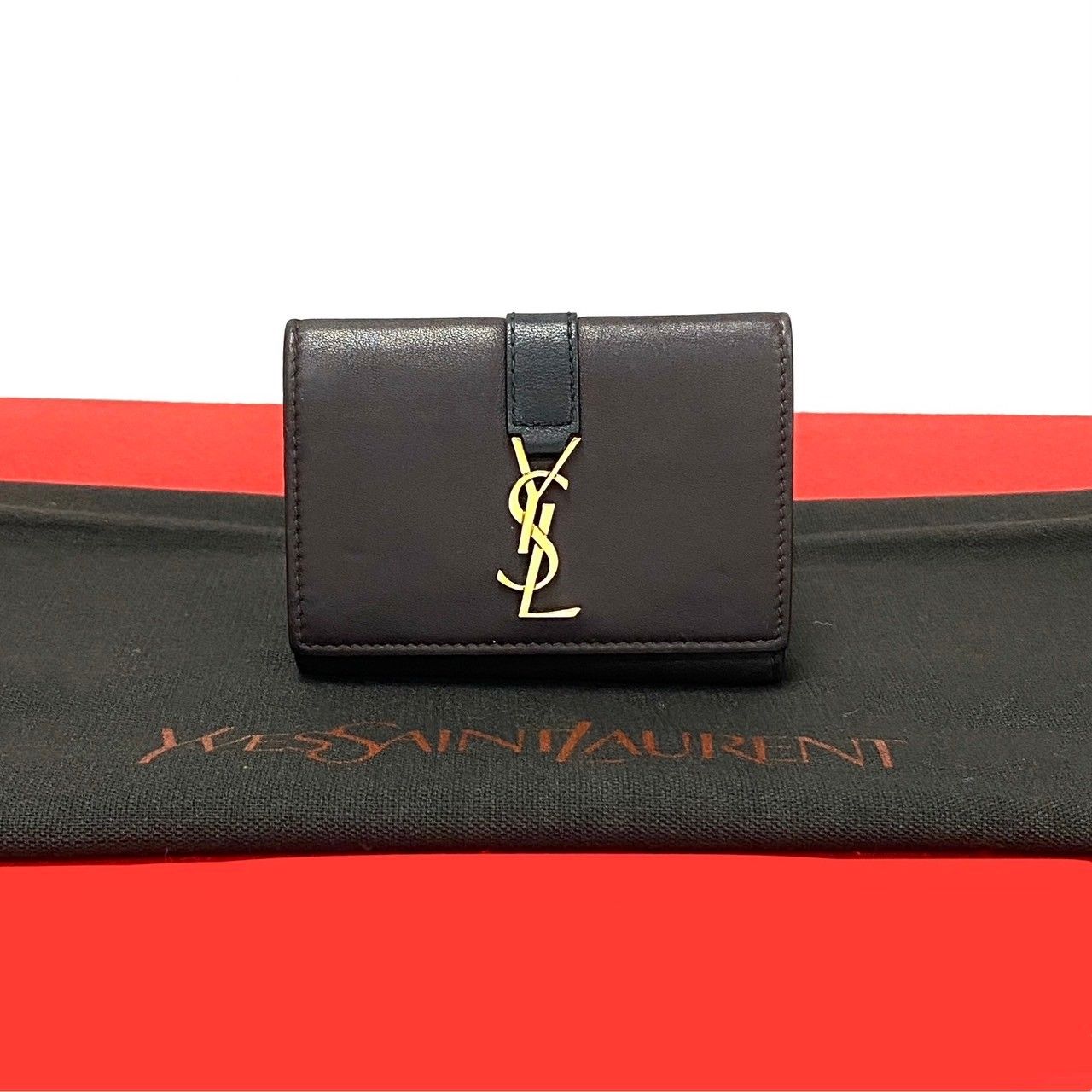 SAINT LAURENT イヴ・サンローラン 6連キーケース YSL ロゴ SAINT
