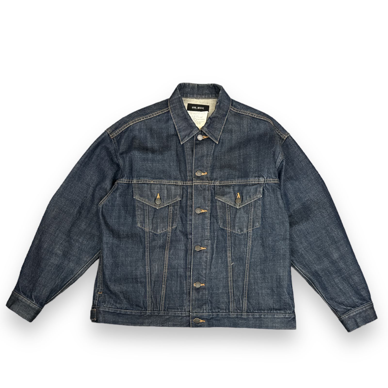 VAINL ARCHIVE Denim Jacket デニムジャケット ジージャン Gジャン