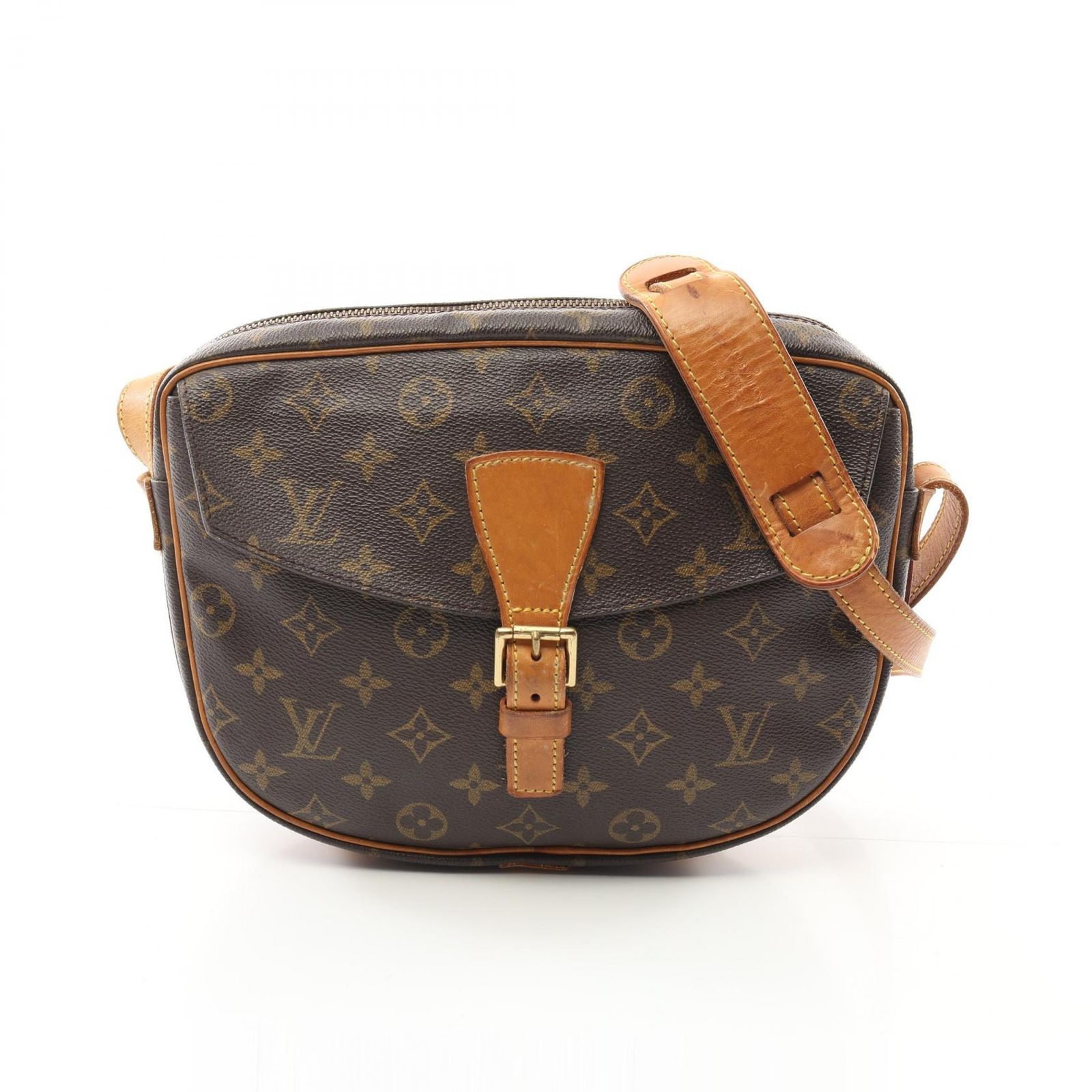 ルイ ヴィトン LOUIS VUITTON ショルダーバッグ ジュヌフィーユGM M51225 PVCコーティングキャンバス レザー ジュヌフィーユGM レディース Used C