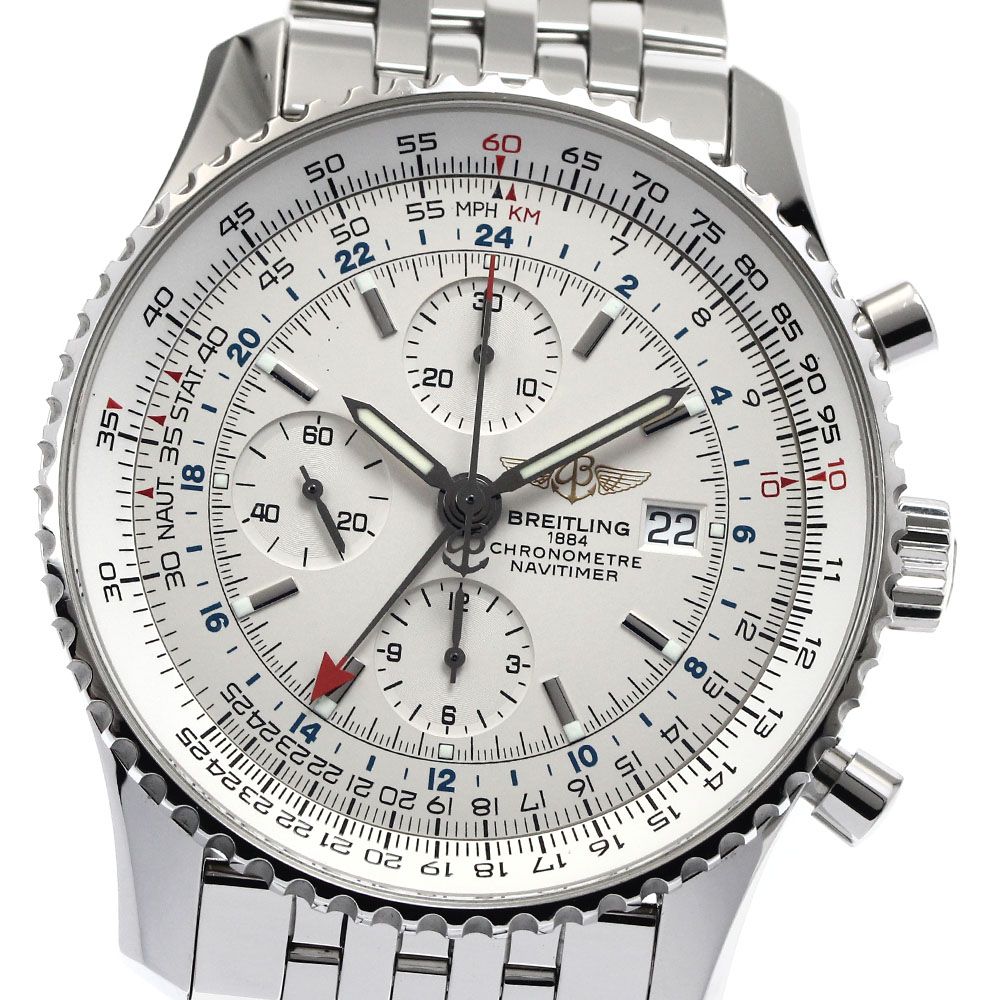 ブライトリング BREITLING A24322 ナビタイマー ワールド クロノ