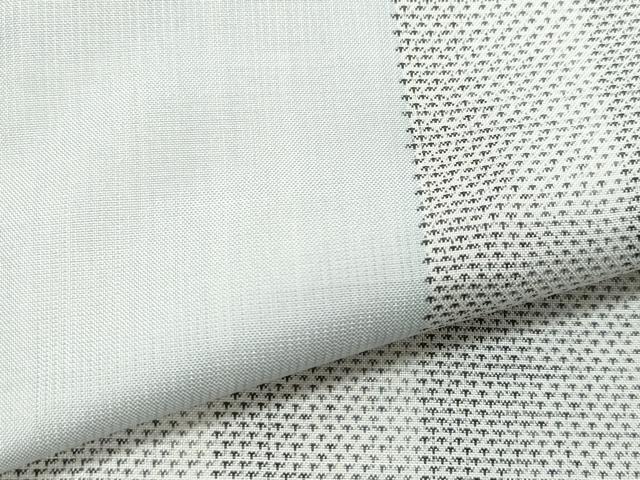 平和屋着物●本場大島紬　白大島　9マルキ　縞　正絹　逸品　CAAS8580vf 平和屋着物○本場大島紬 白大島 9マルキ 縞 正絹 逸品 CAAS8580vf