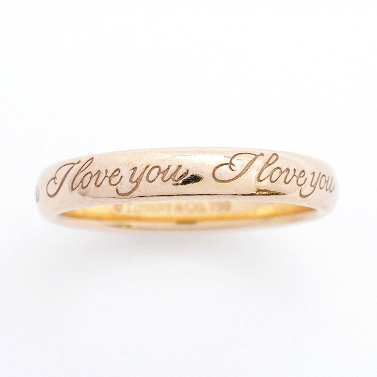 Tiffany ティファニー　ノーツ　アイラブユーリング 9号 Tiffany & Co. リングノーツI LOVE YOU 9号