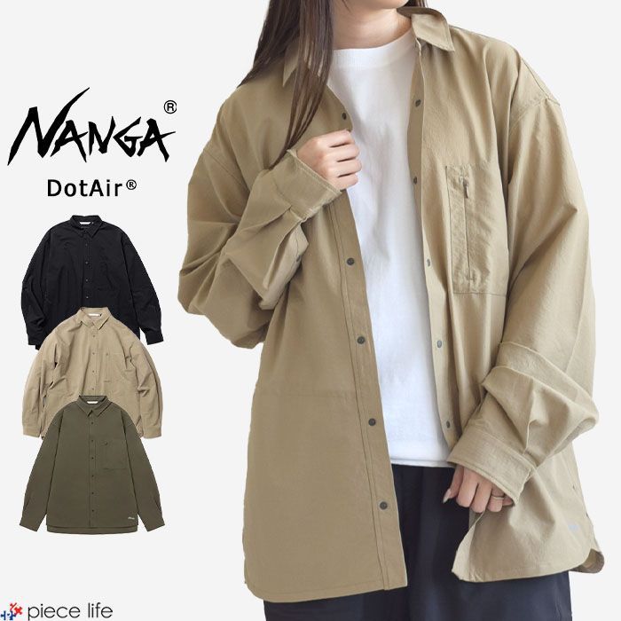 2025春夏新作】ナンガ NANGA シャツ 長袖 長袖シャツ カジュアル