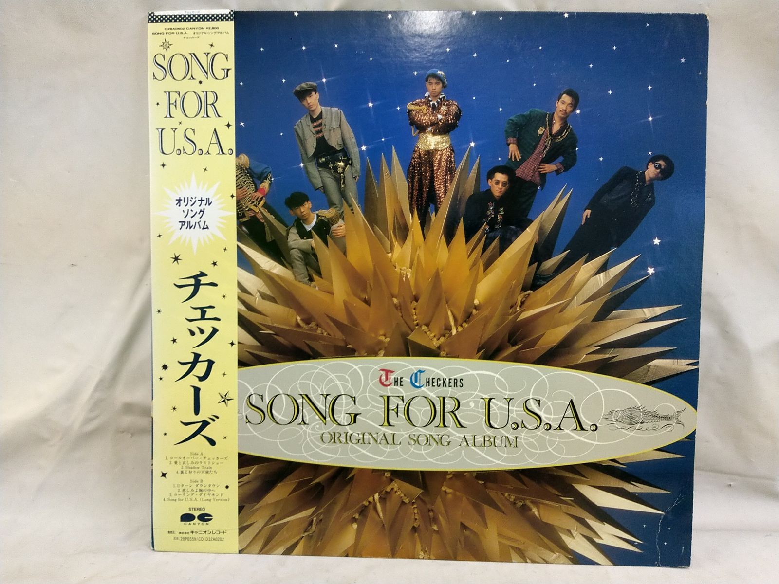 LPレコード629】チェッカーズ／SONG FOR U.S.A オリジナル・ソング