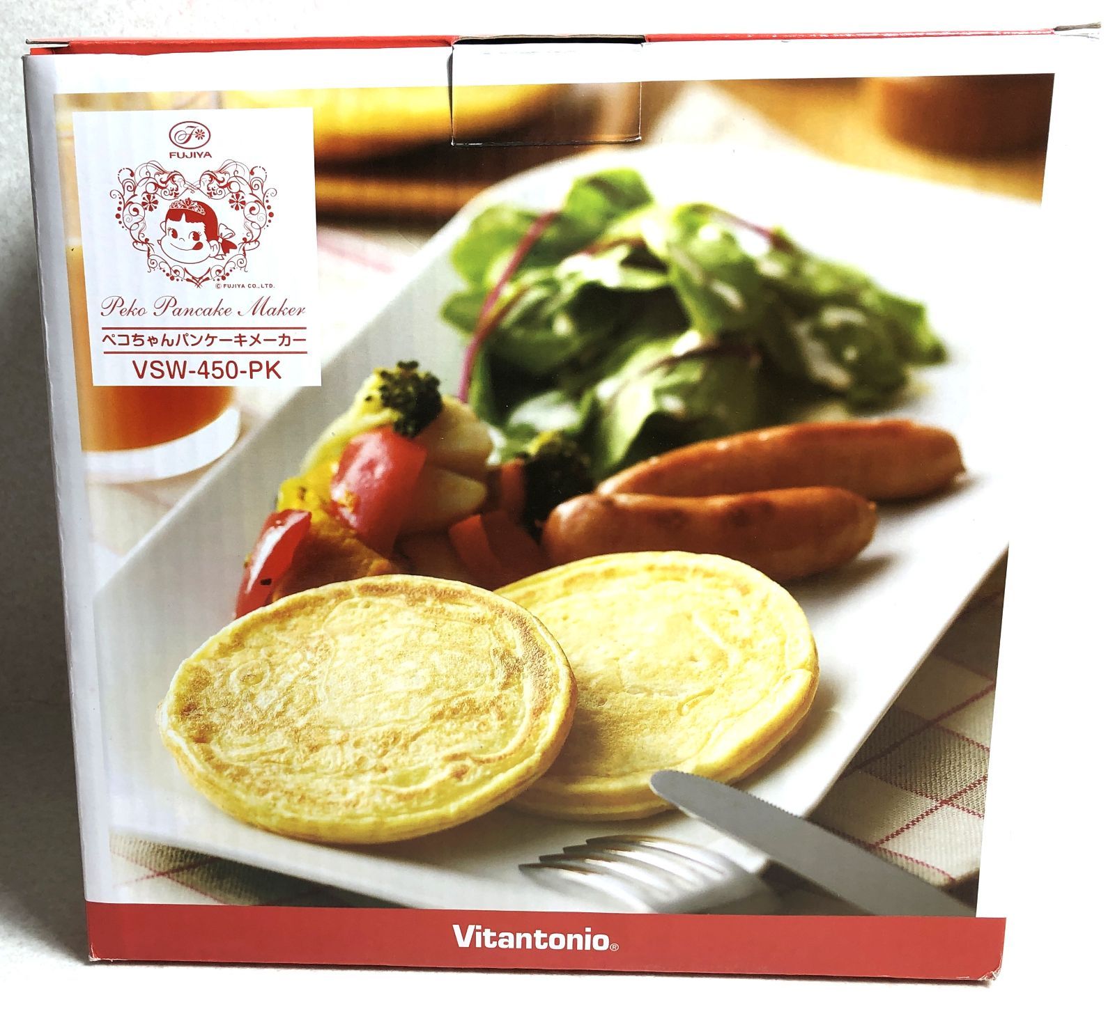 Vitantonio ペコちゃんパンケーキメーカー VSW-450-PK 【公式通販】