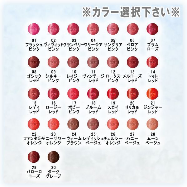 リップスティック 01～10