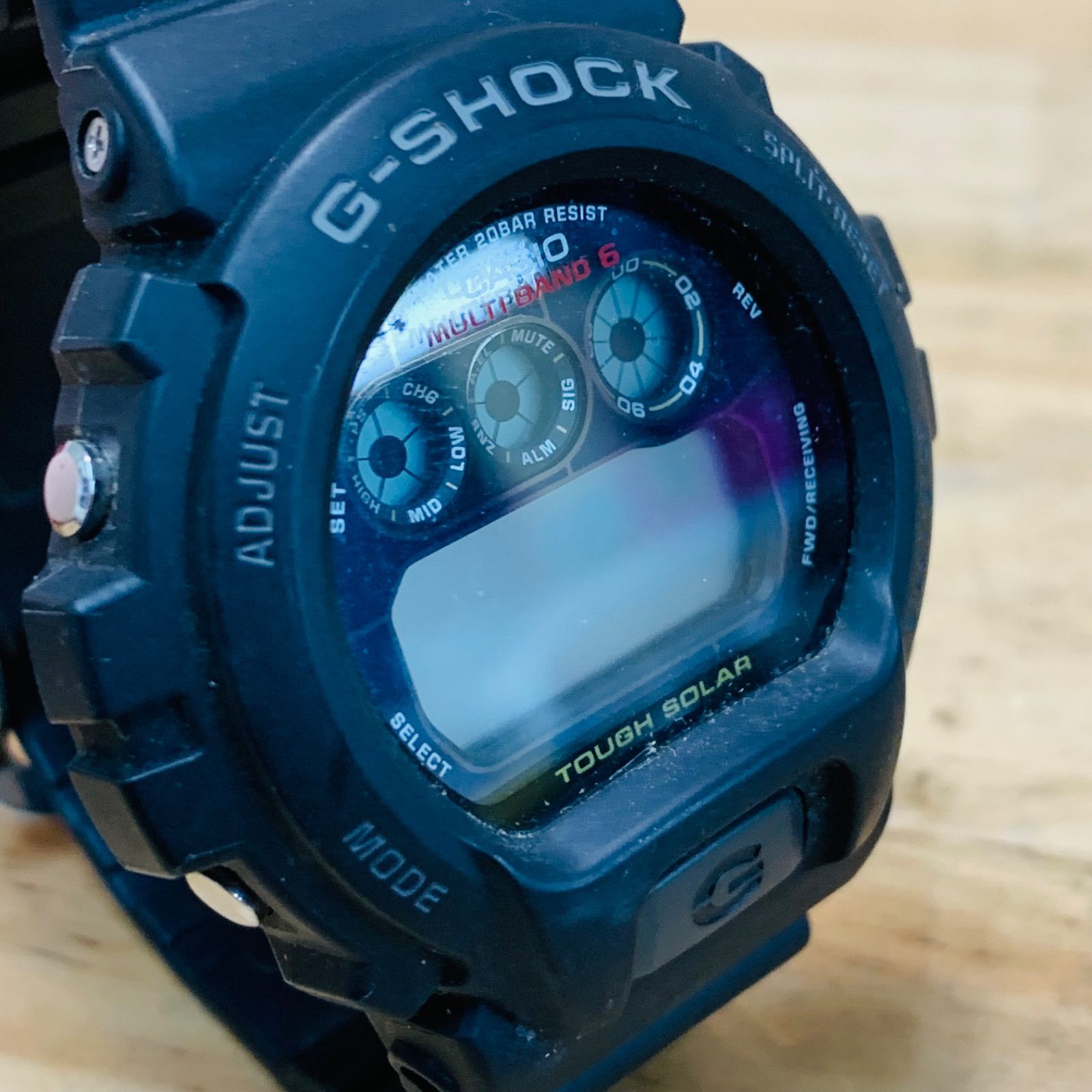 N36151 CASIO G-SHOCK GW-6900-1JF タフソーラー 電波受信 電波ソーラー マルチバンド6 デジタル ブラック 三つ目 オリジン
