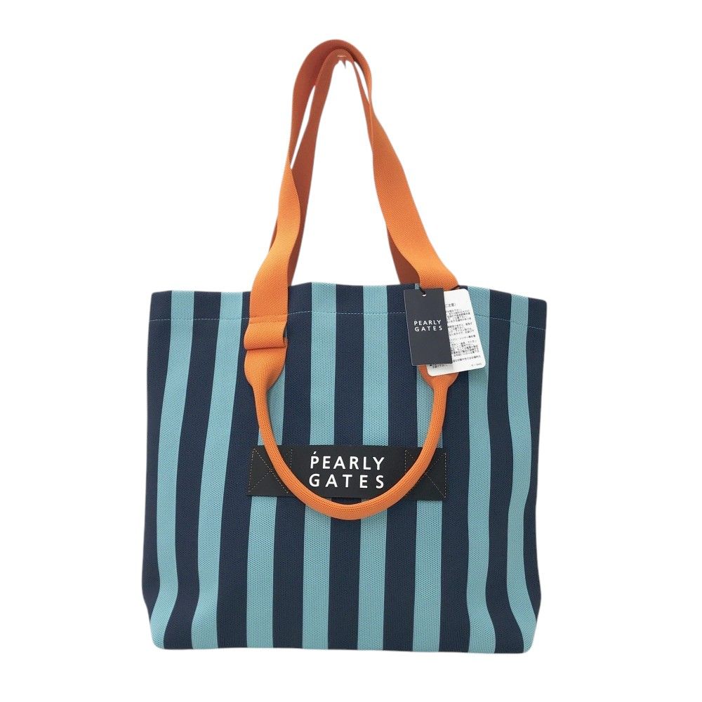 PEARLY GATES ストライプ トートバッグ ゴルフ PEARLY GATES