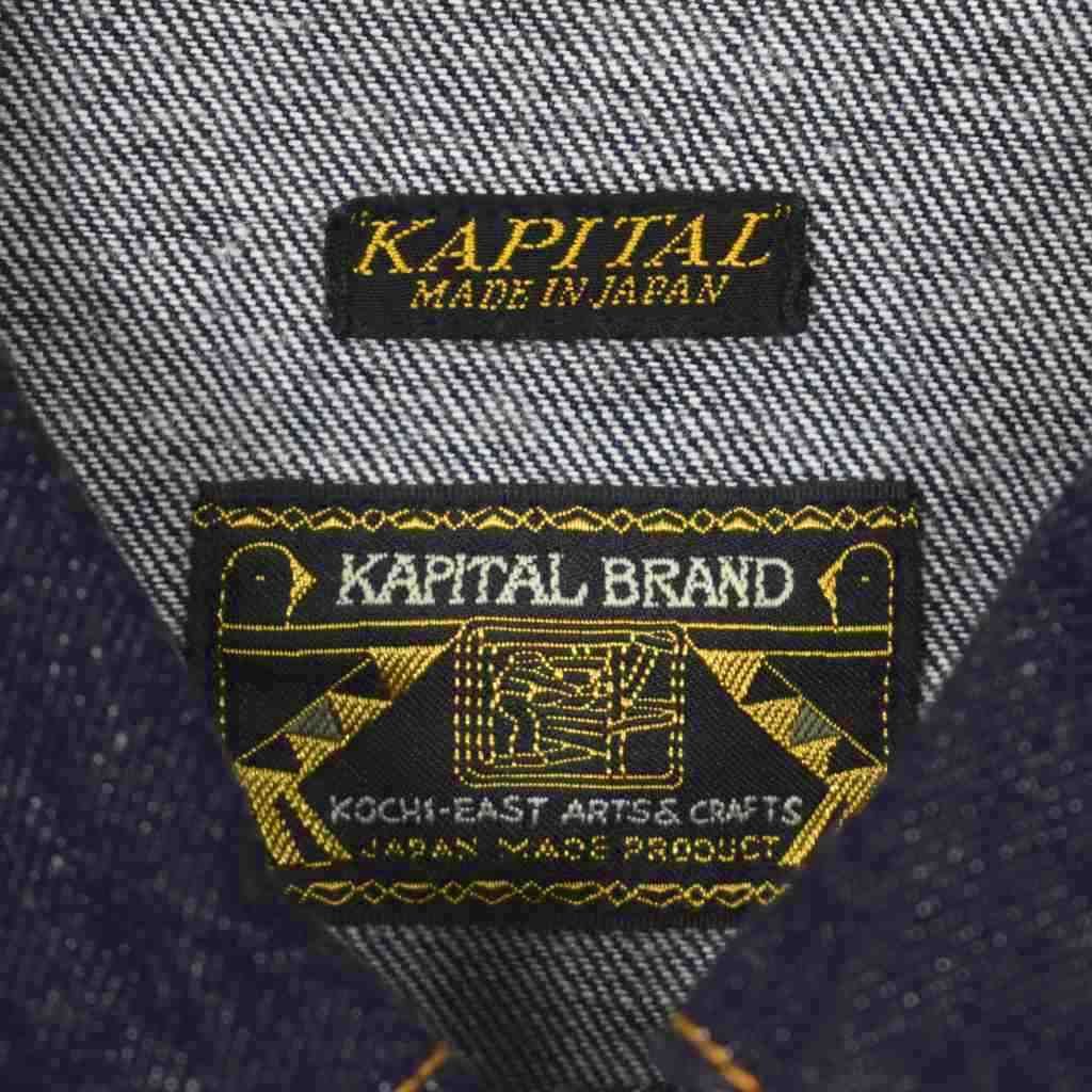 キャピタル kapital THUNDERBIRD 12OZ DENIM STD JACKET INDIGO