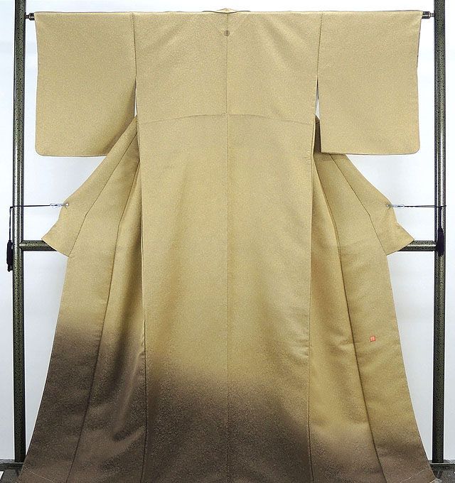 平和屋本店□最高級 初代 久保田一竹 幻の辻が花 訪問着 流水文 暈し