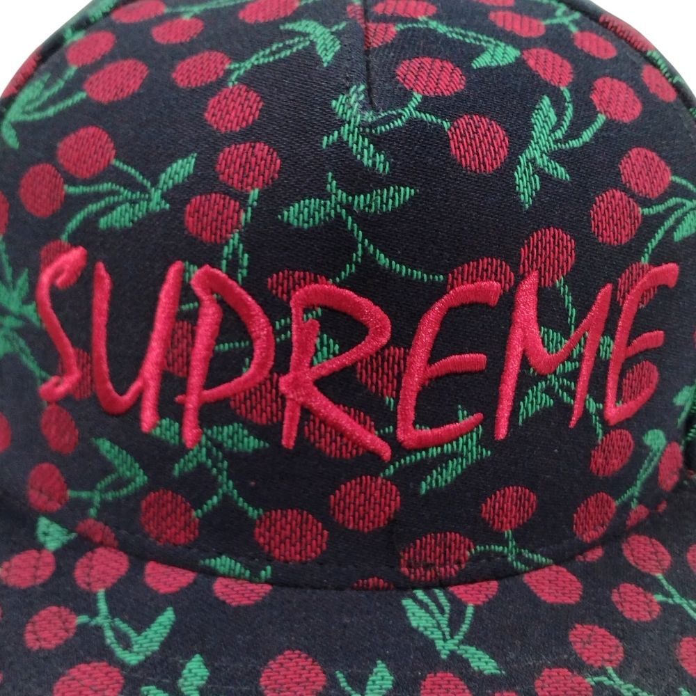 お値下げ‼️supreme チェリー柄 キャップ SUPREME シュプリーム Cherries 5-Panel チェリー柄 ロゴ