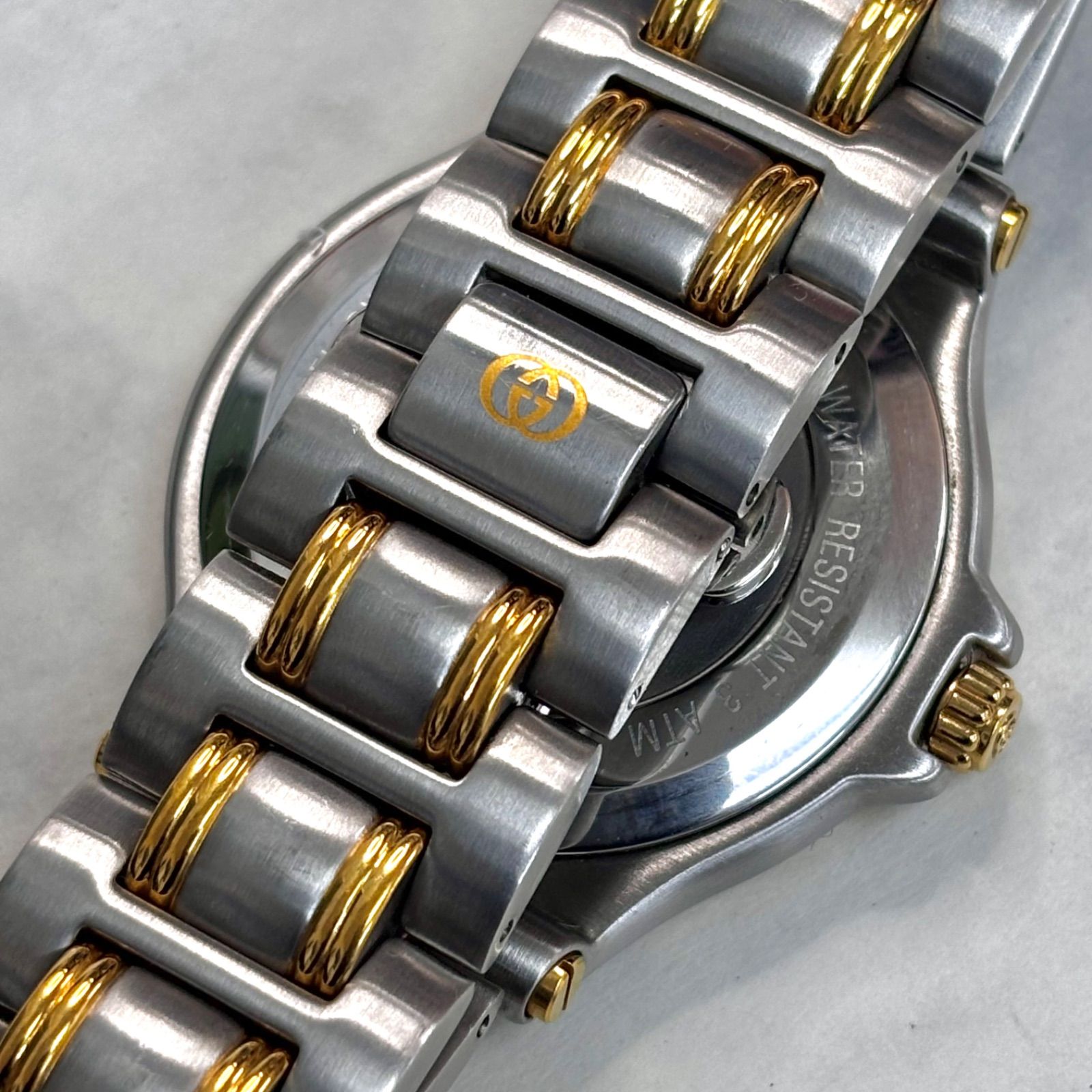 上美品⭐️GUCCI グッチ】 GPコンビモデル 9040M メンズクオーツ腕時計 