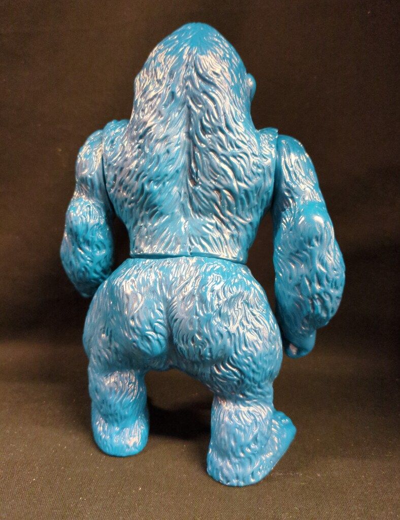 マルサン　ウルトラ怪獣シリーズ　ジャイアントゴリラ　復刻　ソフビ　青　ブルー マルサン - マルサン ウルトラ怪獣シリーズ ジャイアントゴリラ 復刻