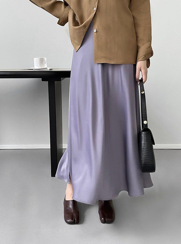 春夏コーデ❤️レディース　ロング丈　長袖　Vライン　ウエストベルト付き 楽天市場】ロングスカート スカート Aラインスカート レディース