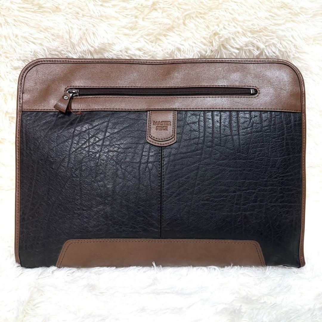 マスターピースmaste-rpiece本革クラッチバッグ ブリーフケース マスターピースmaste-rpiece本革クラッチバッグ ブリーフケース master