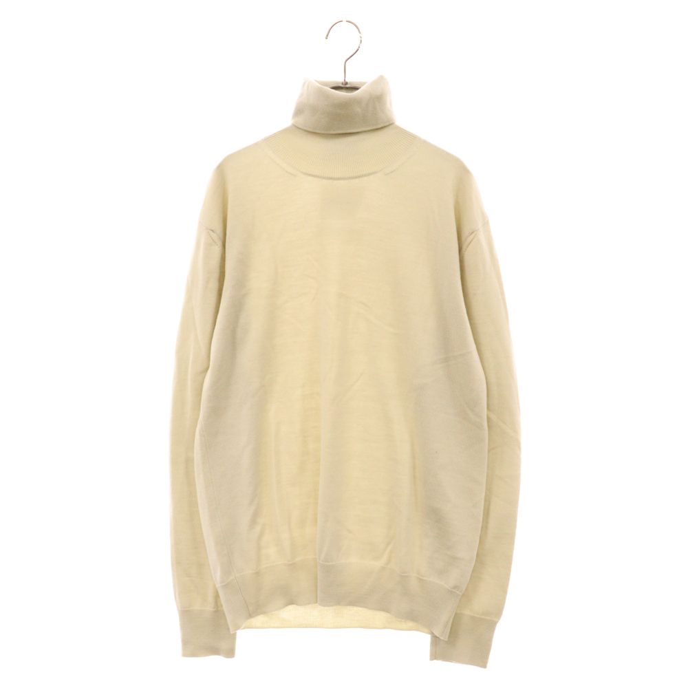 JIL SANDER ジルサンダー J23GP0001　21-22AW ハイネックニット ブラック size50 【中目黒b09】 JIL SANDER(ジルサンダー) ⁄ ニット・セーター(薄手)⁄48⁄ウール⁄WHT