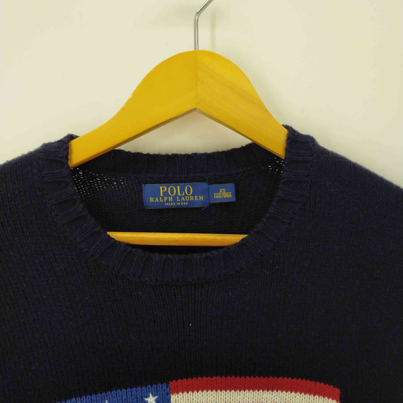 ポロラルフローレン POLO RALPH LAUREN MADE IN USA 星条旗ニット