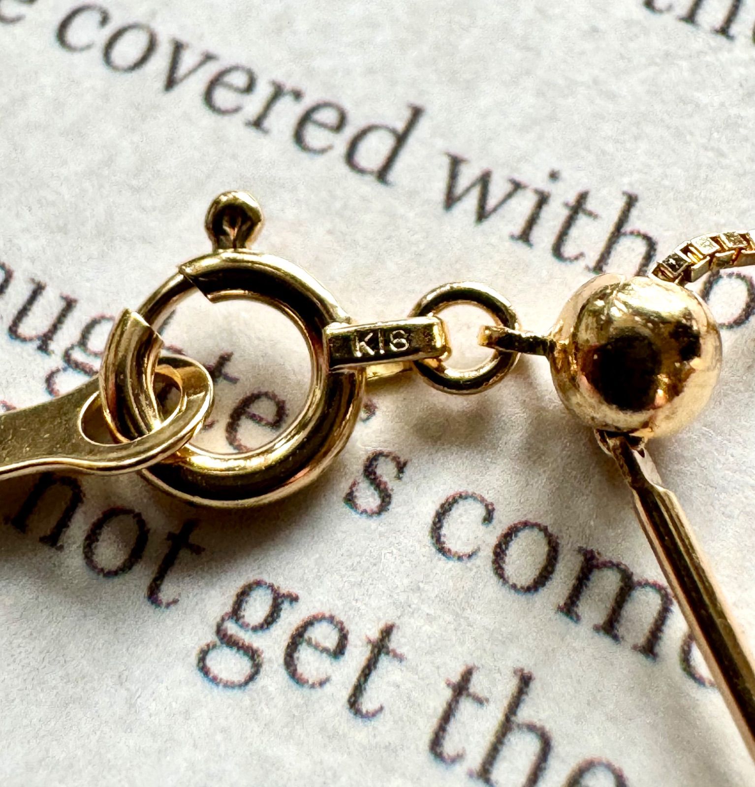 ete K18YG ベネチアンチェーンネックレス ete ネックレス K18YG