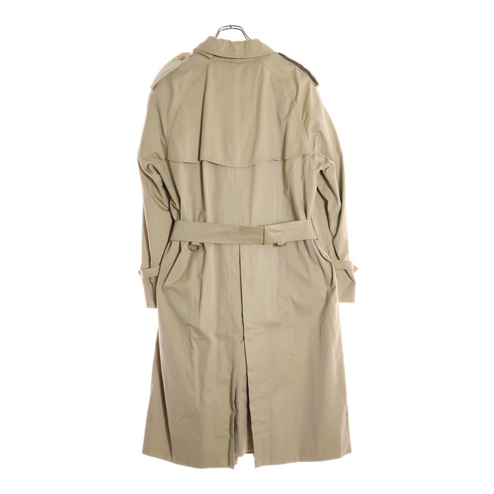 BURBERRYS バーバリーズ 70-90S VINTAGE ヴィンテージ イングランド製 裏ノバチェック コットンギャバ トレンチコート ブラウン