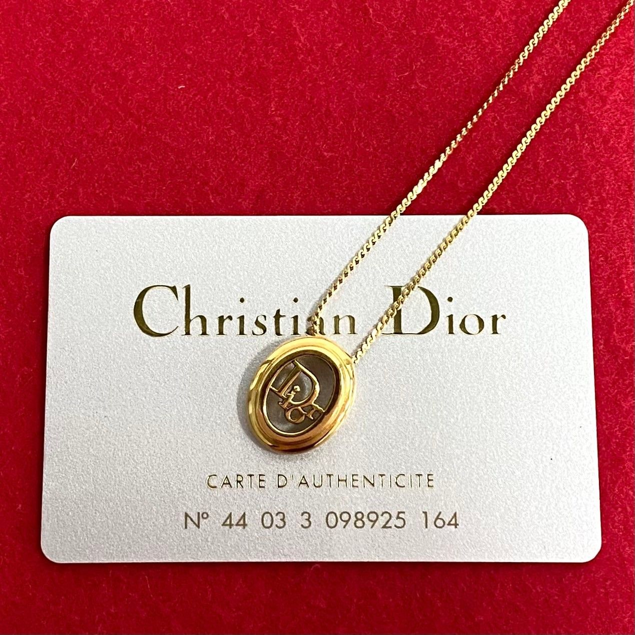 ほぼ未使用 レア Christian Dior ディオール ロゴ モチーフ 金具 