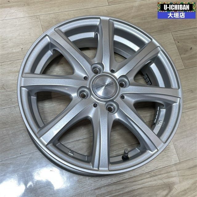 軽自動車に！】15×5+45 100/4 ワタナベ風ホイール4本セット