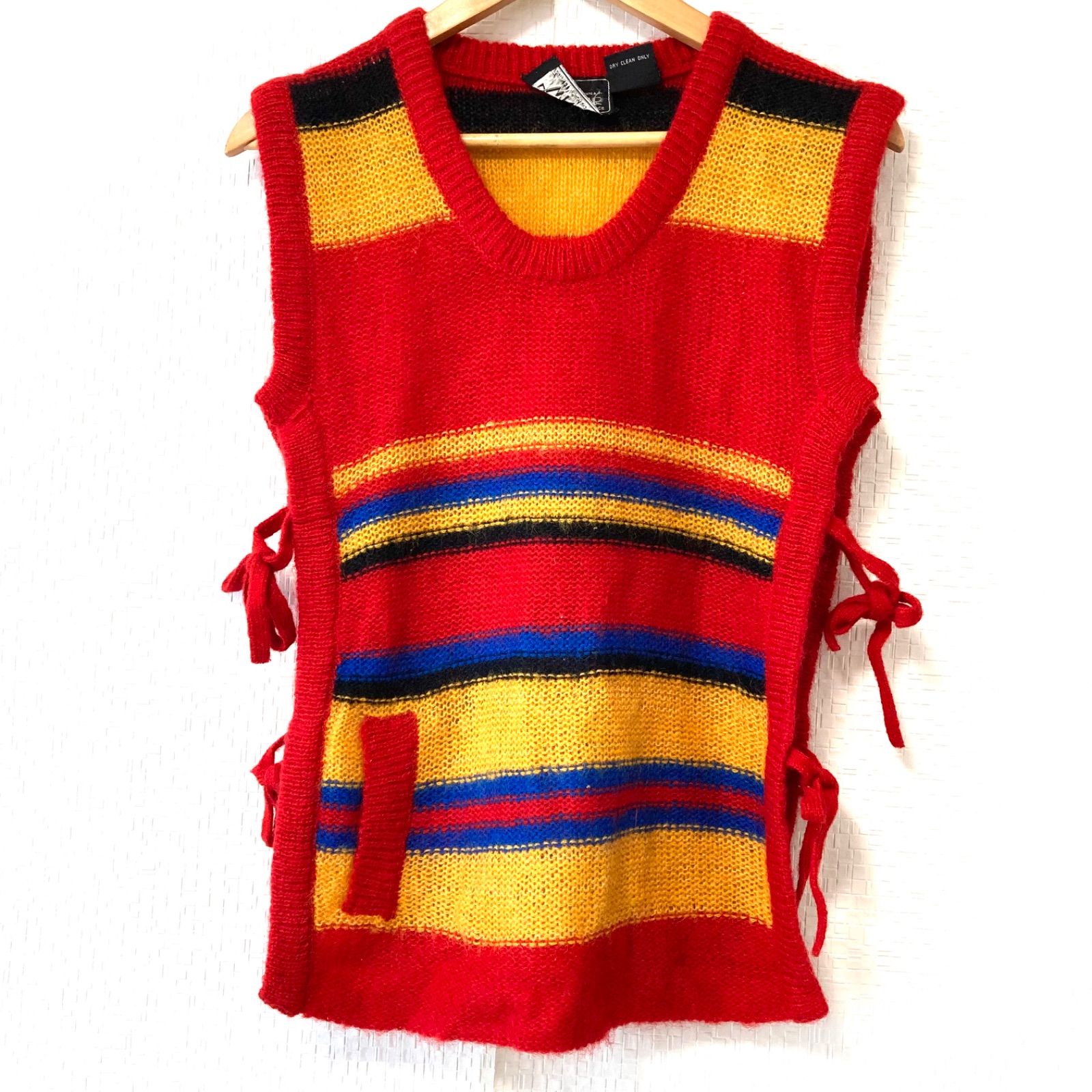 マルチカラー カラフル ベスト Mサイズ COOGI カーディガン Mサイズ カラフル COOGI カーディガン M マルチ