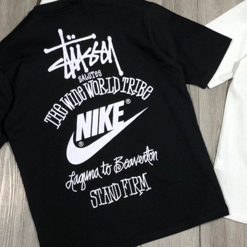 新品 特価値 Nike x stussy ステューシー ダイス Tシャツ 男女兼用 2枚 