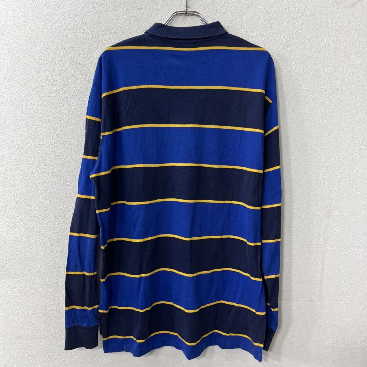 【希少XL☆US輸入90s】ポロゴルフラルフローレン ボーダーポロシャツ POLO GOLF Ralph Lauren ポロゴルフ ラルフローレン ボーダー