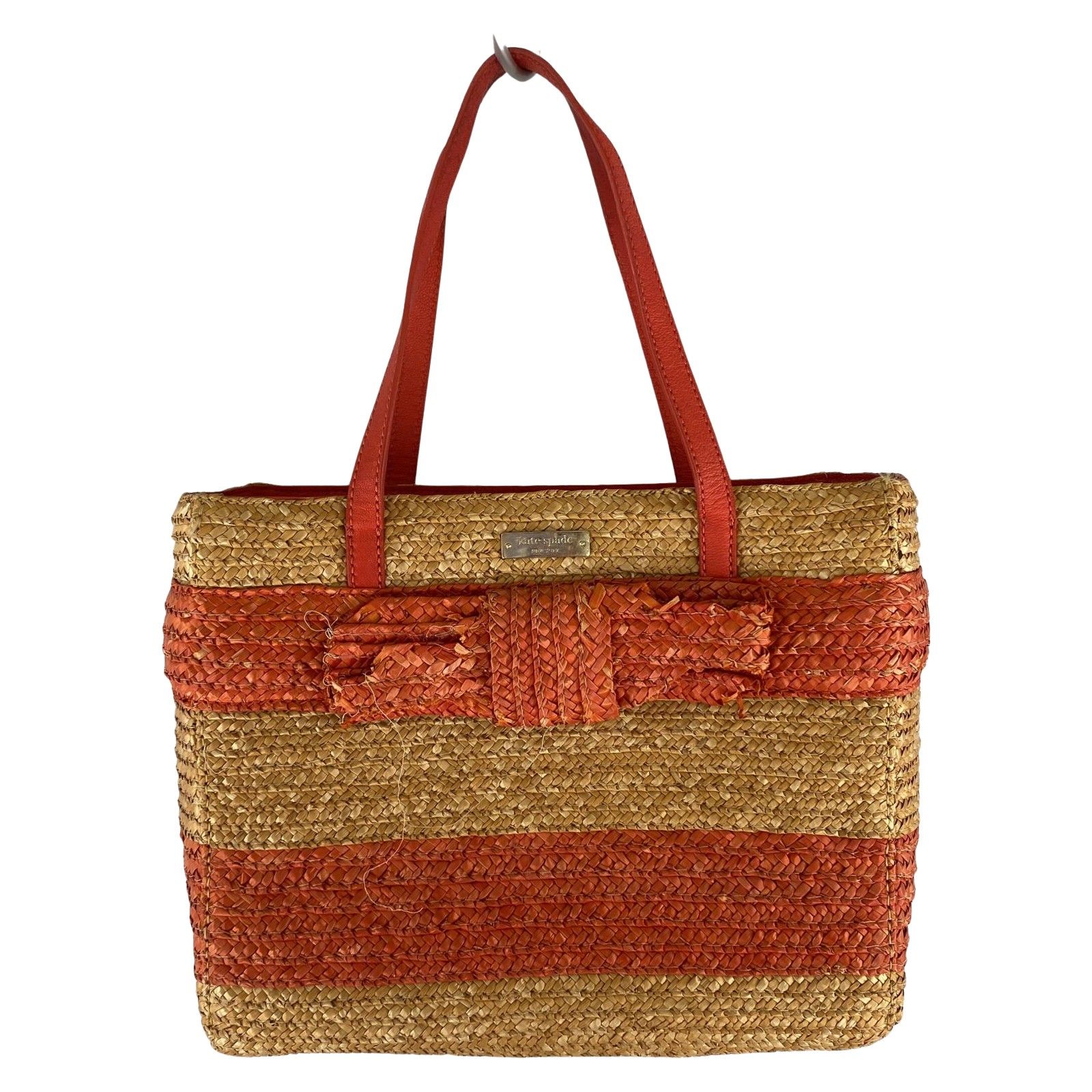 kate spade new york ケイトスペードニューヨーク ボーダー かご 