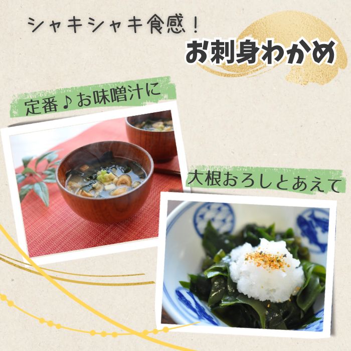 お刺身わかめ１ｋｇ×10パック