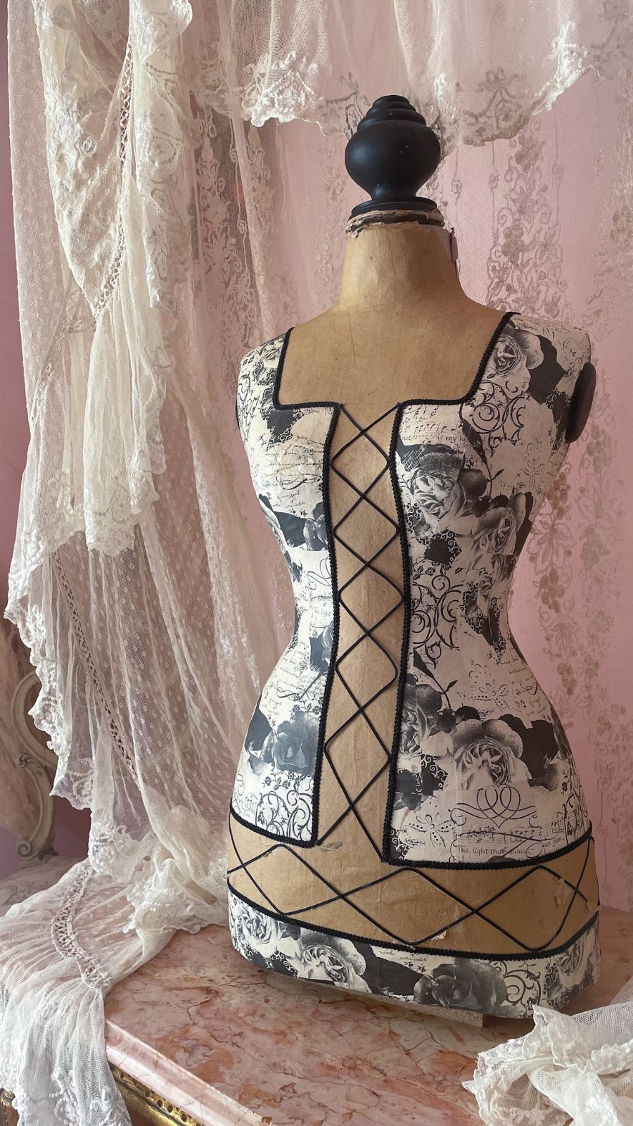 ❤️1800年代❤️ドール用コルセット フランスアンティーク フランス