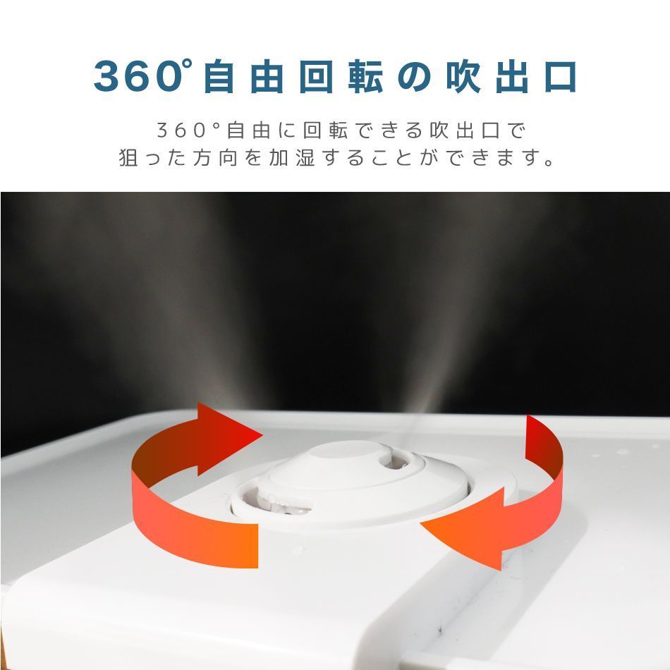 ヒーター機能付 卓上加湿器