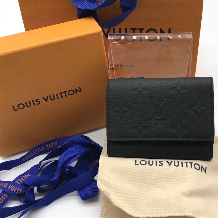 LOUISVUITTON ルイヴィトン モノグラム 財布 ウォレット トリヨン ポルトフォイ パイロット ブラック k3001