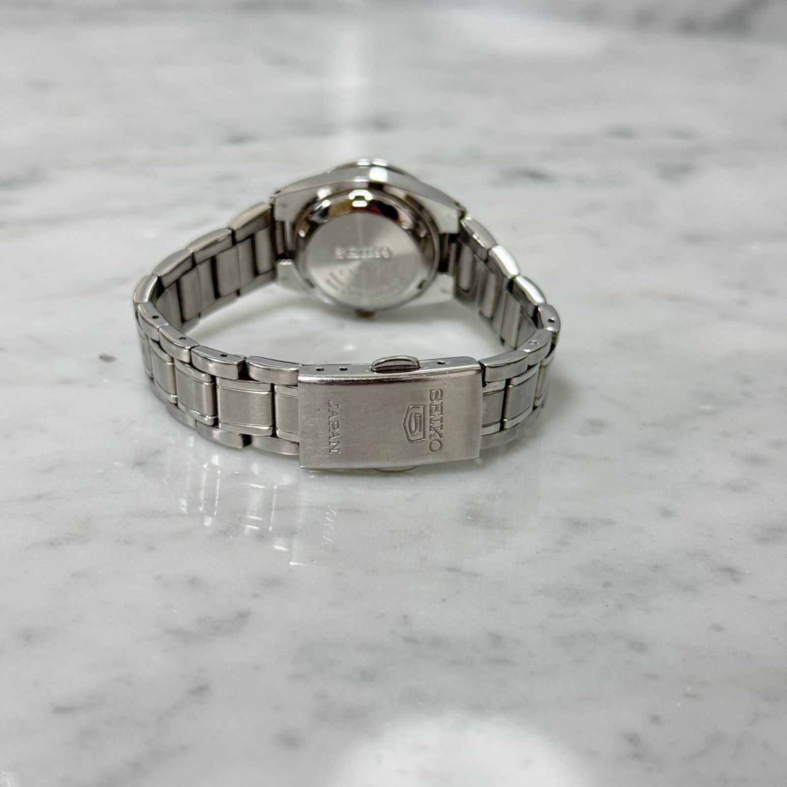 稼動品 MADE iN JAPAN SEIKO セイコー5 自動巻き時計 レディース 日本 