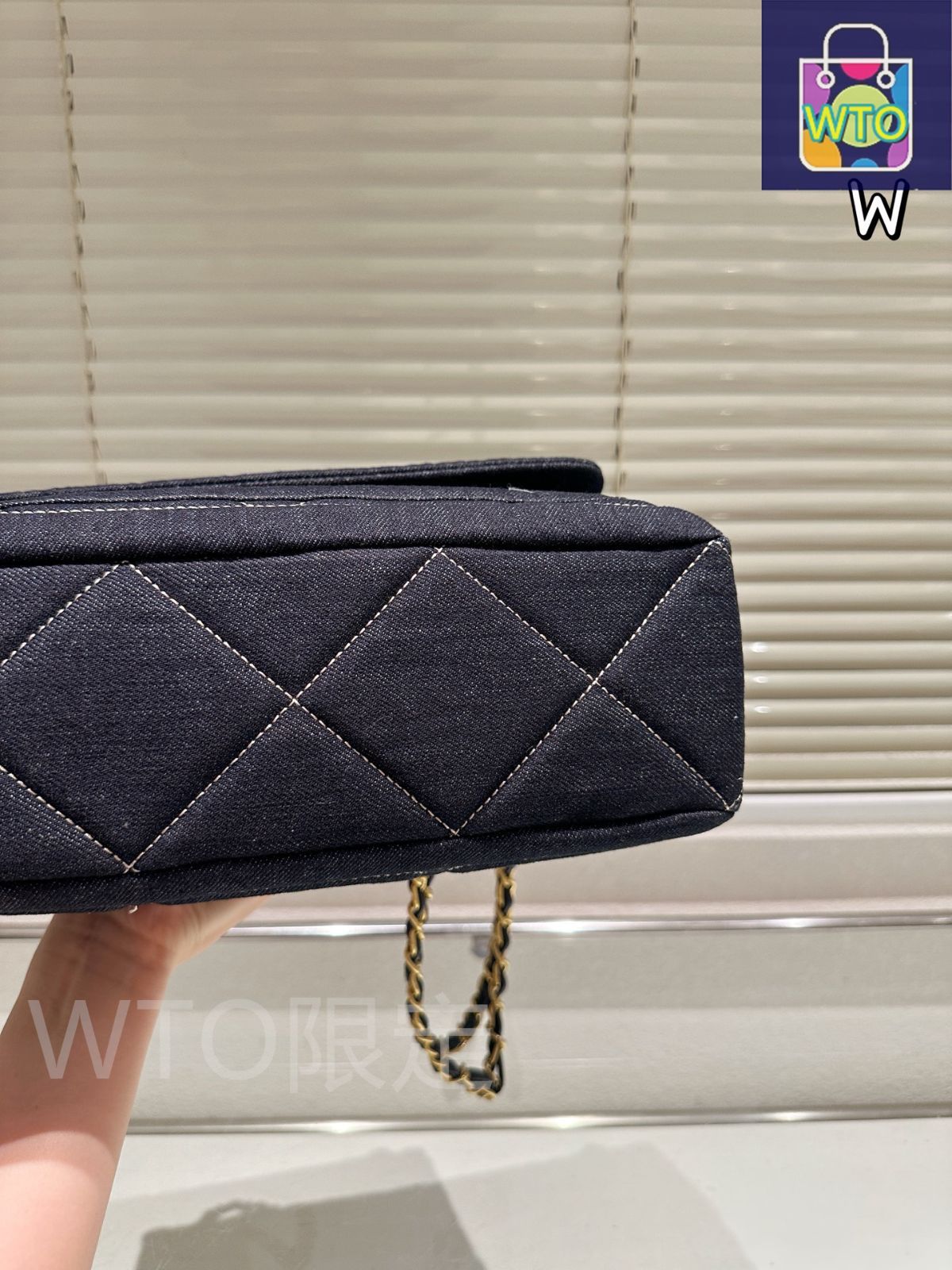 超美品！ ￼CHANEL ダークデニム トートバッグ VINTAGE CHANEL/シャネル】デニム トートバッグ（トートバッグ