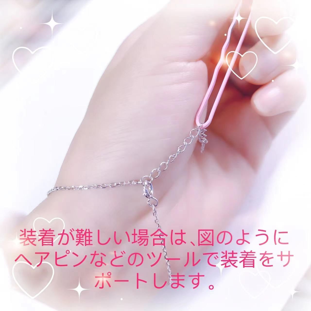 Naniwaai ブレスレット レディース 上質ジルコニア ブレスレット シルバ Amazon | Naniwaai ブレスレット レディース 上質ジルコニア