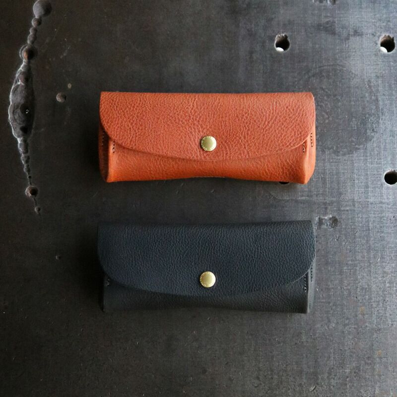 CINQ めがねケース｜イタリアンレザー サンク 眼鏡ケース キャメル ブラック 茶 黒 あす楽