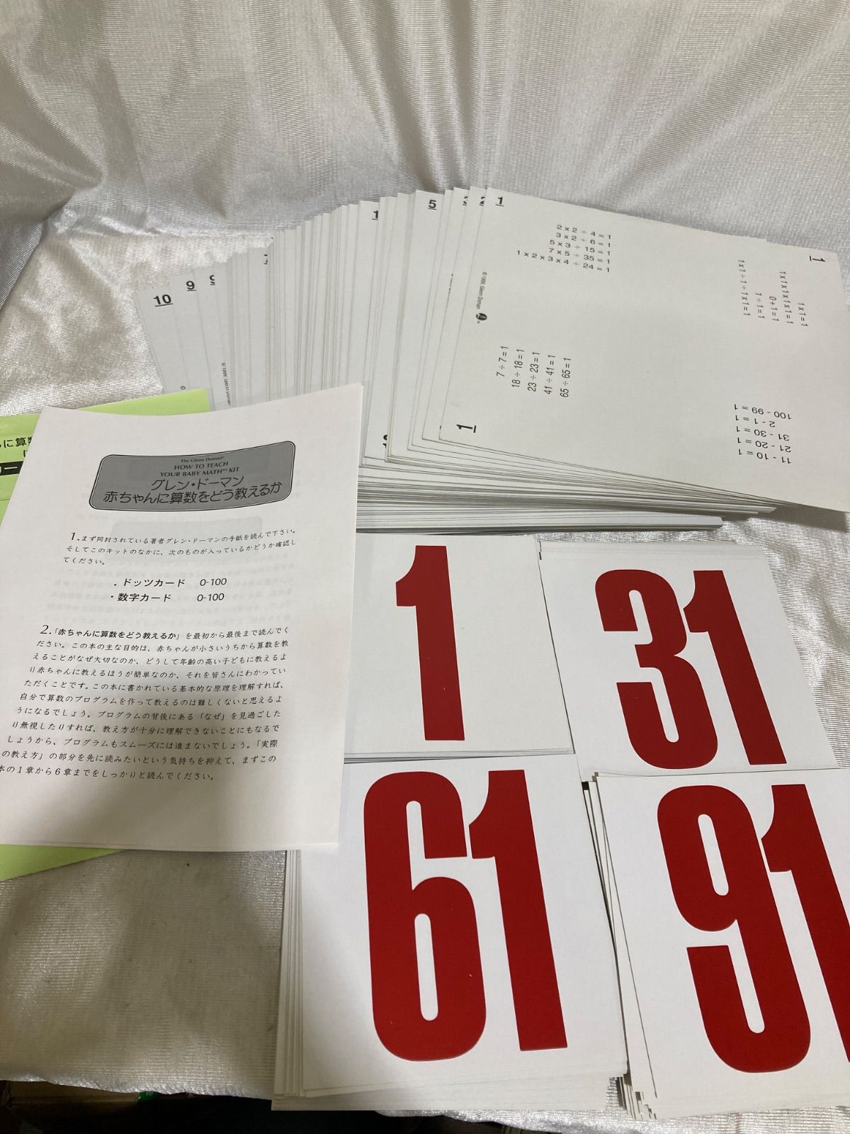 未使用•未開封】ドーマン博士のドッツカード 家庭保育園 正規店購入 家庭