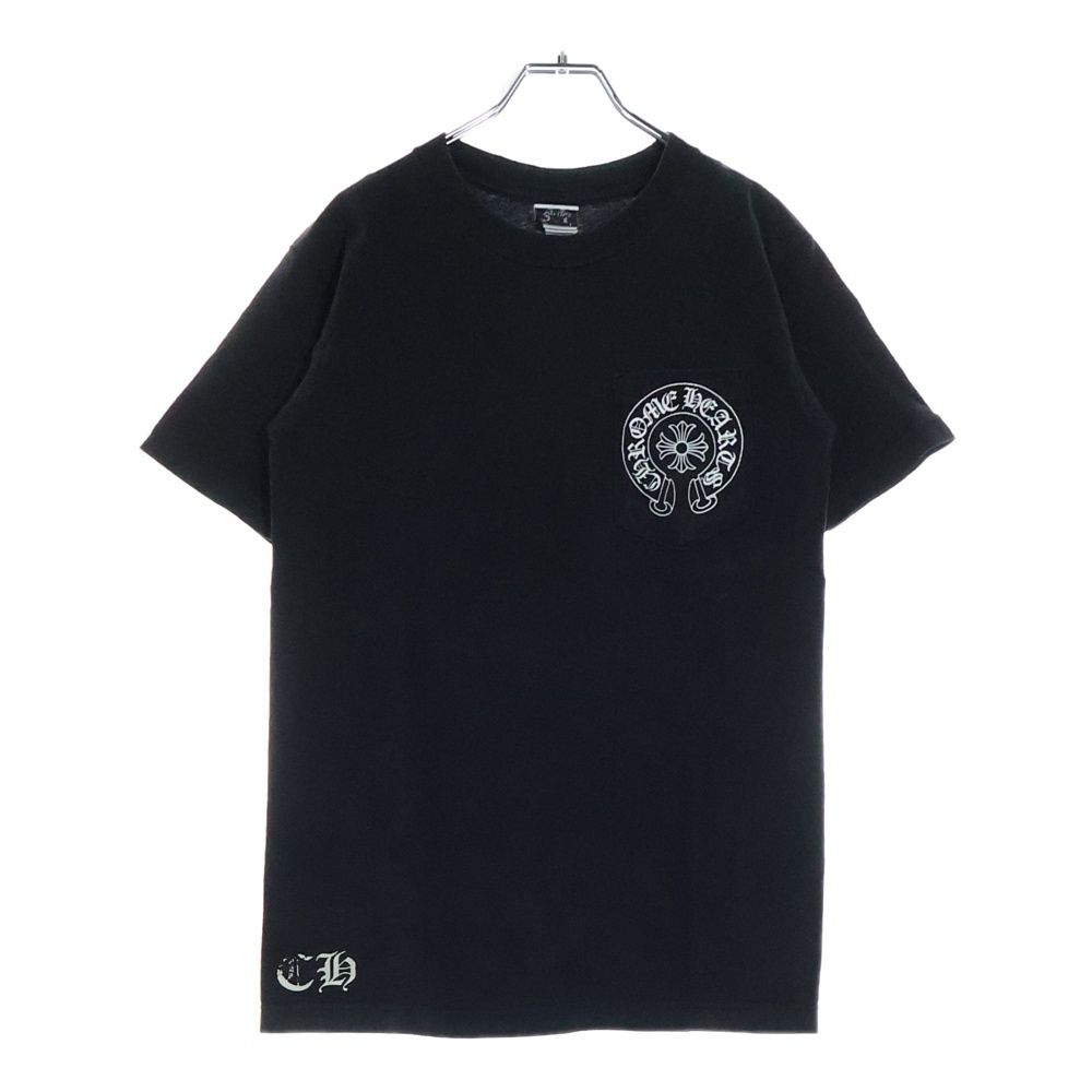 【90S】Chrome Hearts スクロールロゴ刺繍【Vintage】黒/黒 90S】Chrome Hearts スクロールロゴ刺繍【Vintage】黒/黒