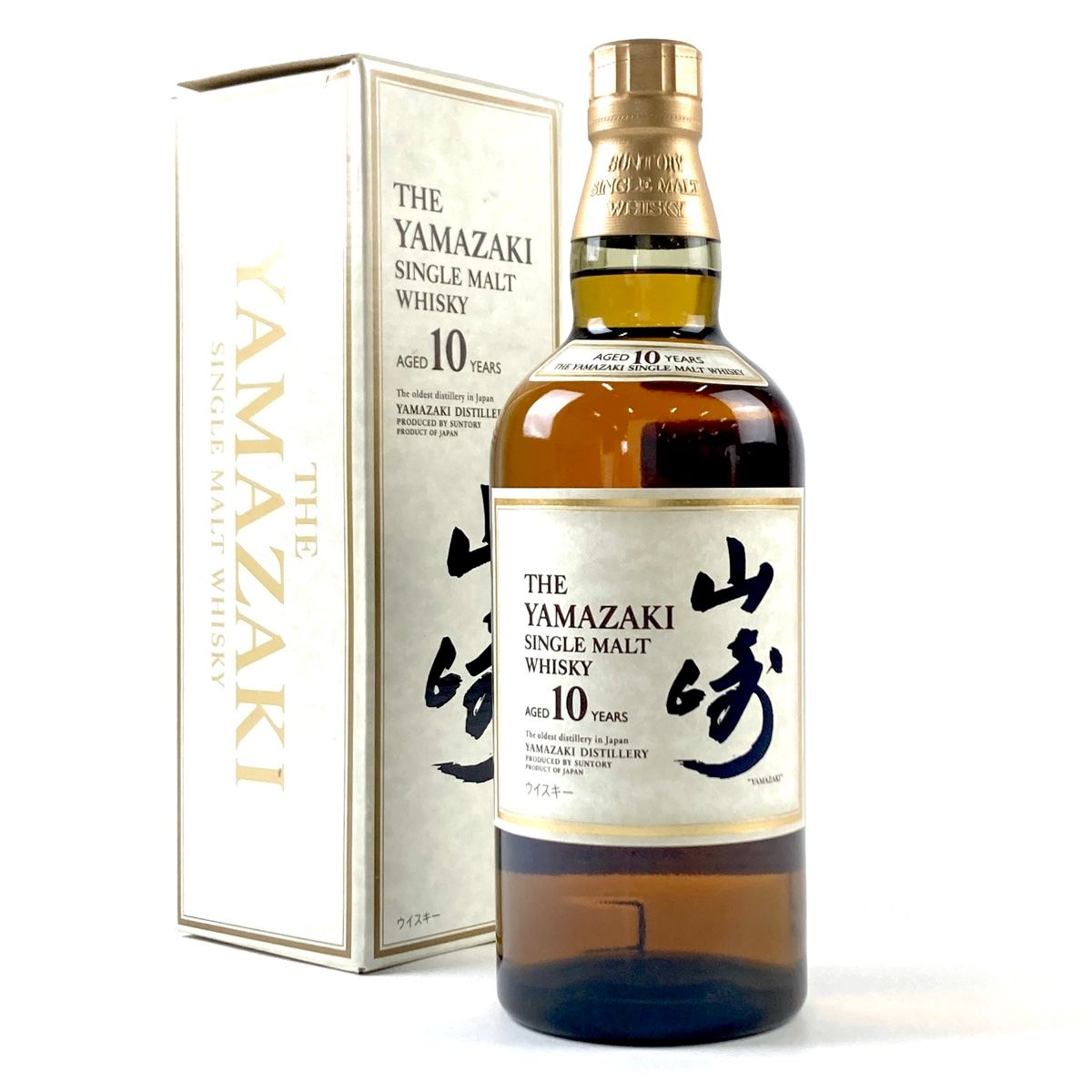 東京都内限定発送】 サントリー SUNTORY 山崎 10年 シングルモルト ホワイトラベル 700ml 国産ウイスキー 【古酒】 - メルカリ