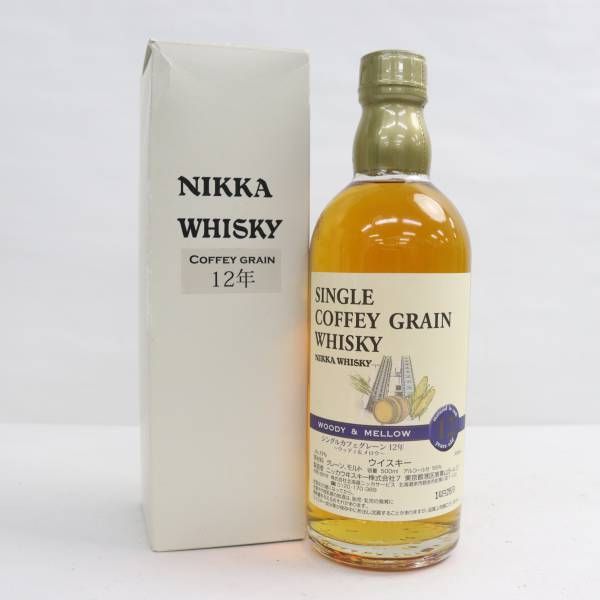 NIKKA ニッカ カフェグレーン 12年 ウッディ&メロウ 500ml 55