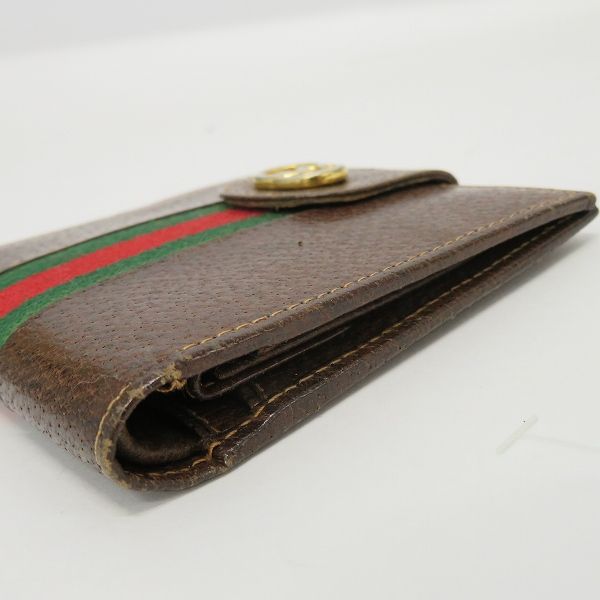 オールドグッチ GUCCI ヴィンテージ 二つ折り 財布 ウォレット