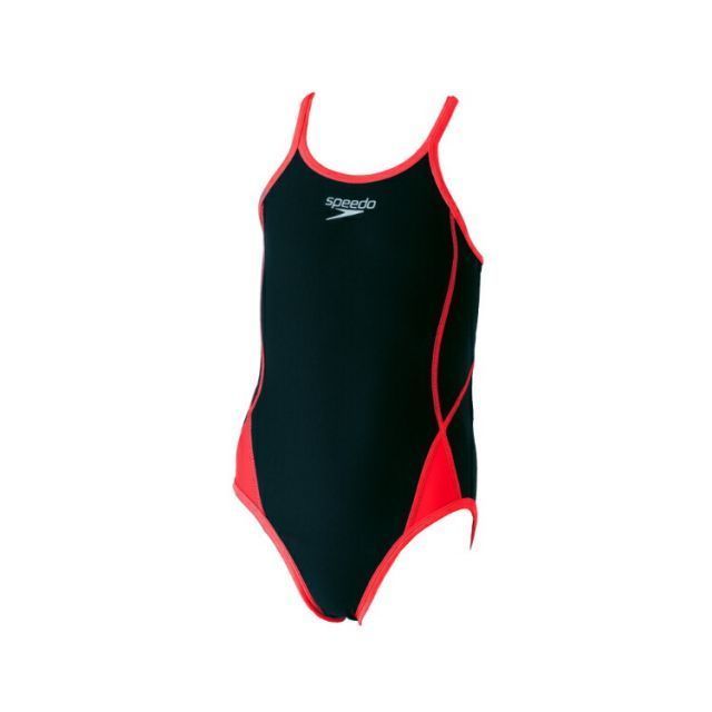 speedo スピード PUSH UP TURNS SUIT レッド 130サイズ STG02301 RE | スポーツ 運動 スポーツ用品 水着 スイムウェア キッズ ジュニア ガールズ ワンピース水着 トレーニング ジュニアスイマー 耐塩素性 