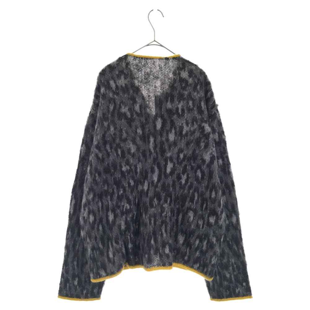 海外最新 (サカイ) Sacai 22AW モヘアニット レオパードジャガード ニット/セーター