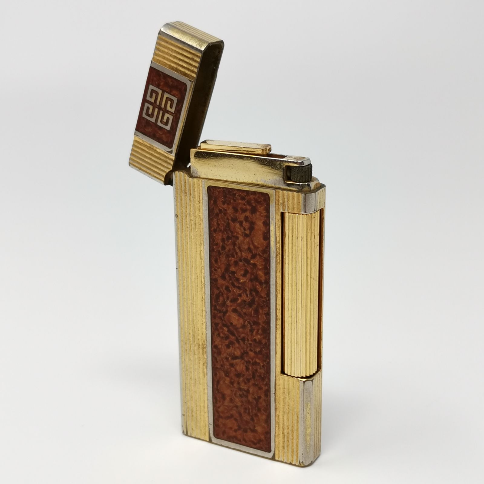 ジバンシー ライター ゴールド ブラウン 着火未 ガスライター 管理番号